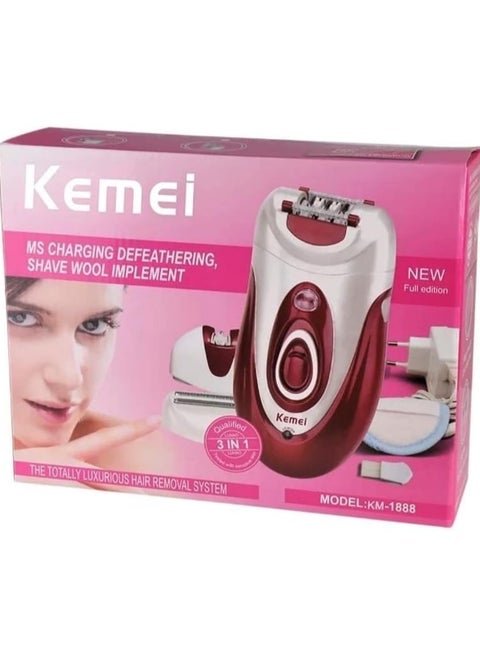 ماكينه ازالة حريمي كيمي( KM - 1888(3×1 - Kemi Home Gold kemi home_gold استشار مكوى ماكينة_حلاقة