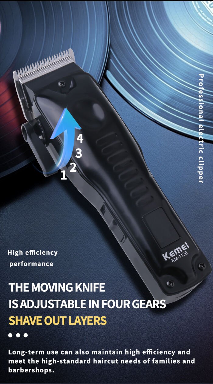 ماكينه حلاقه كيمي KM - 1136 - Kemi Home Gold kemi home_gold استشار مكوى ماكينة_حلاقة