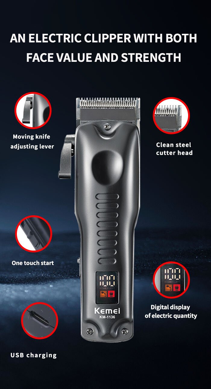 ماكينه حلاقه كيمي KM - 1136 - Kemi Home Gold kemi home_gold استشار مكوى ماكينة_حلاقة