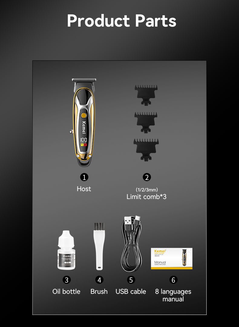 ماكينه حلاقه كيمي KM - 1598 - Kemi Home Gold kemi home_gold استشار مكوى ماكينة_حلاقة