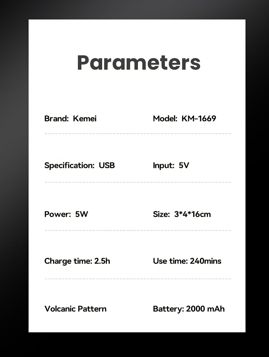 ماكينه حلاقه كيمي KM - 1669 - Kemi Home Gold kemi home_gold استشار مكوى ماكينة_حلاقة