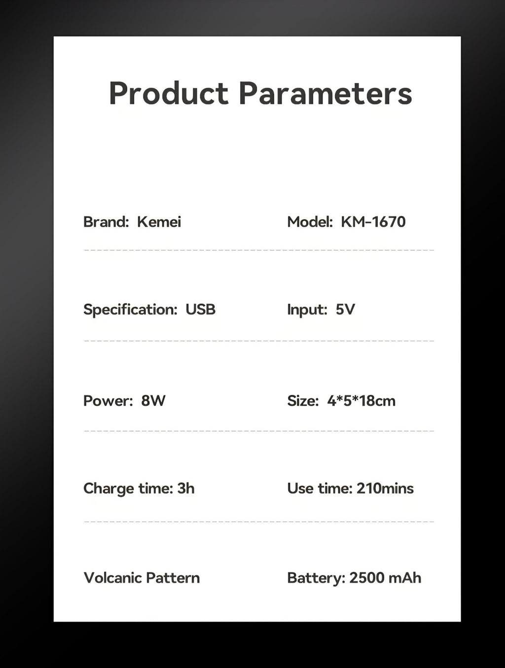 ماكينه حلاقه كيمي KM - 1670 - Kemi Home Gold kemi home_gold استشار مكوى ماكينة_حلاقة