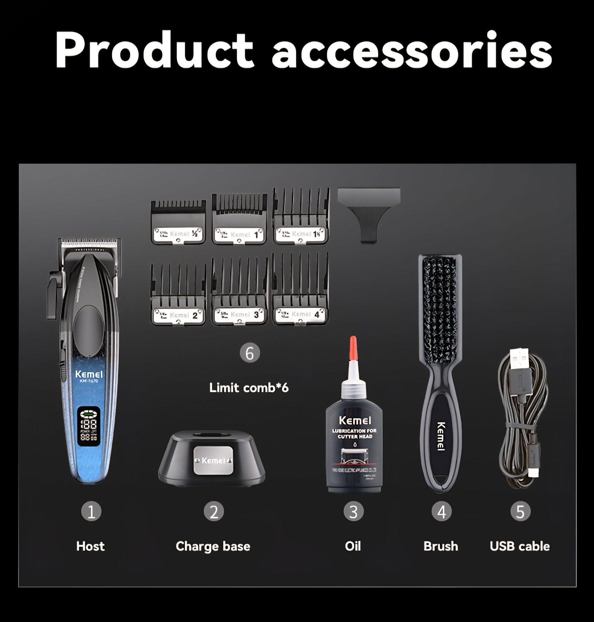 ماكينه حلاقه كيمي KM - 1670 - Kemi Home Gold kemi home_gold استشار مكوى ماكينة_حلاقة