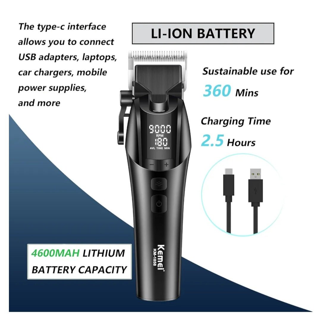 ماكينه حلاقه كيمي KM - 1858 - Kemi Home Gold kemi home_gold استشار مكوى ماكينة_حلاقة