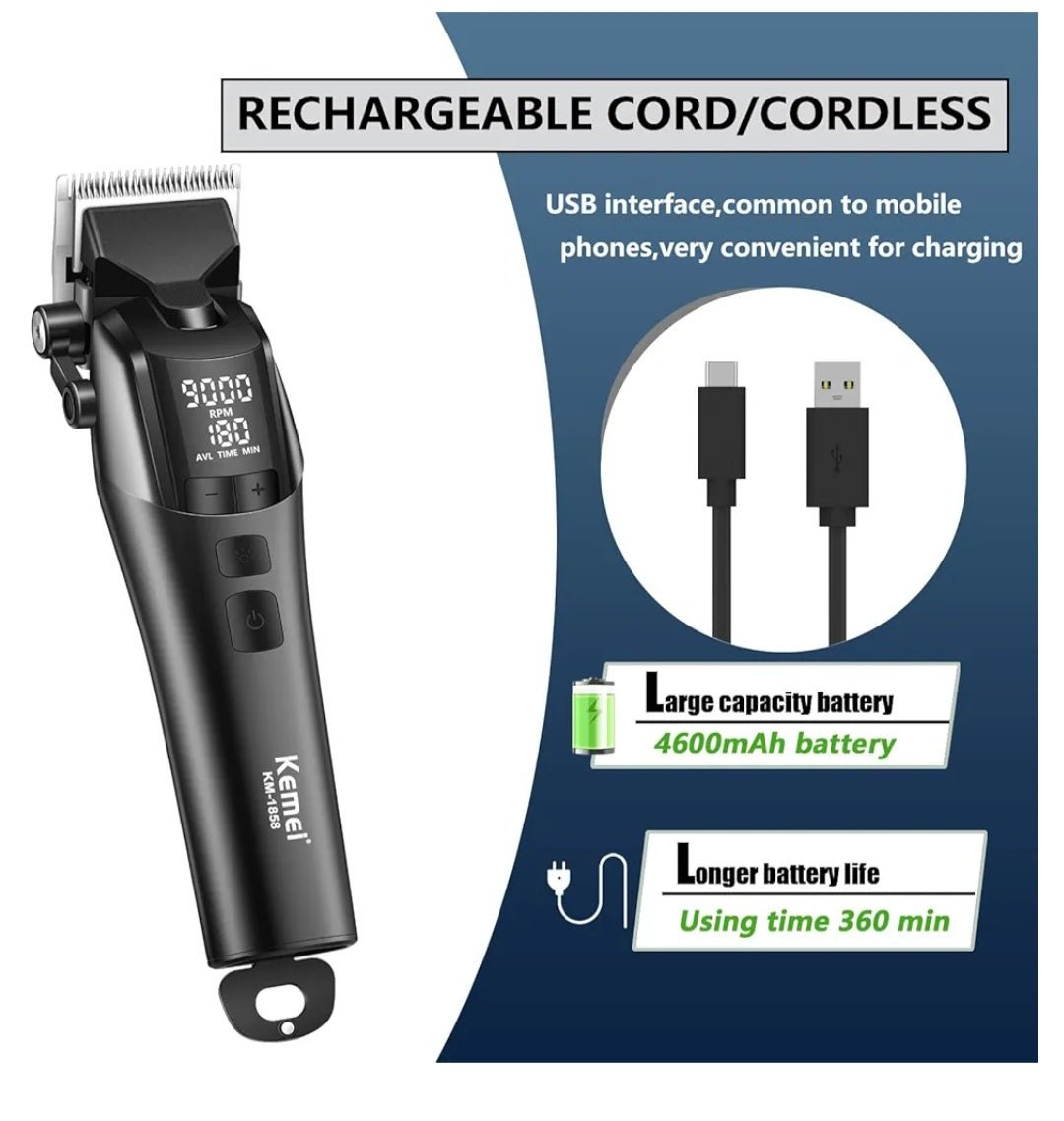 ماكينه حلاقه كيمي KM - 1858 - Kemi Home Gold kemi home_gold استشار مكوى ماكينة_حلاقة