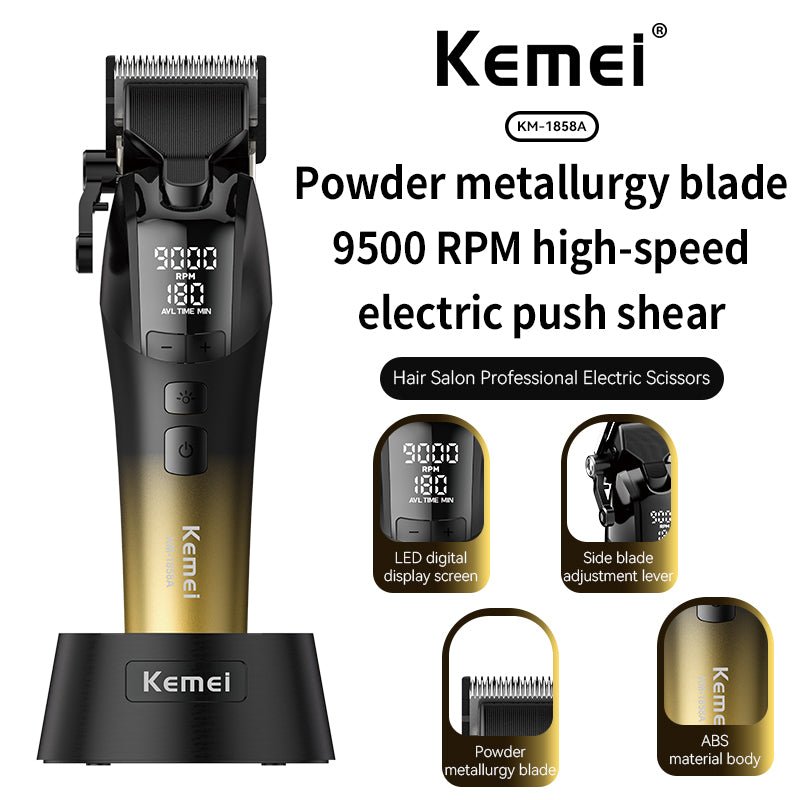 ماكينه حلاقه كيمي KM - 1858A - Kemi Home Gold kemi home_gold استشار مكوى ماكينة_حلاقة