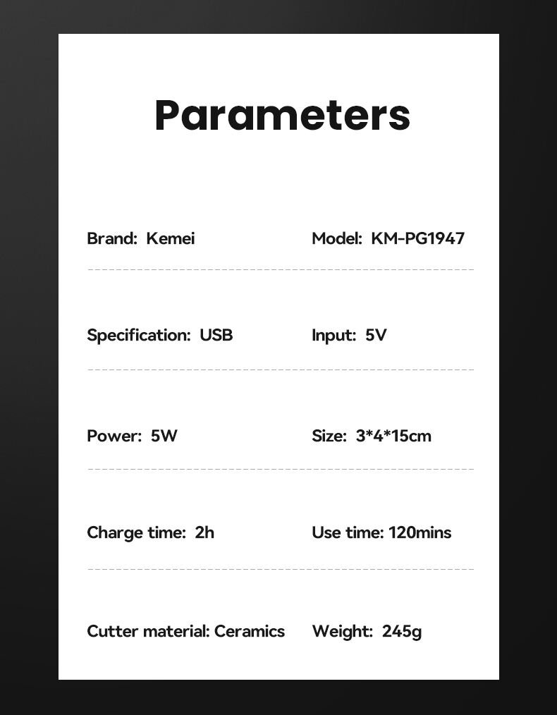 ماكينه حلاقه كيمي KM - 1947 - Kemi Home Gold kemi home_gold استشار مكوى ماكينة_حلاقة