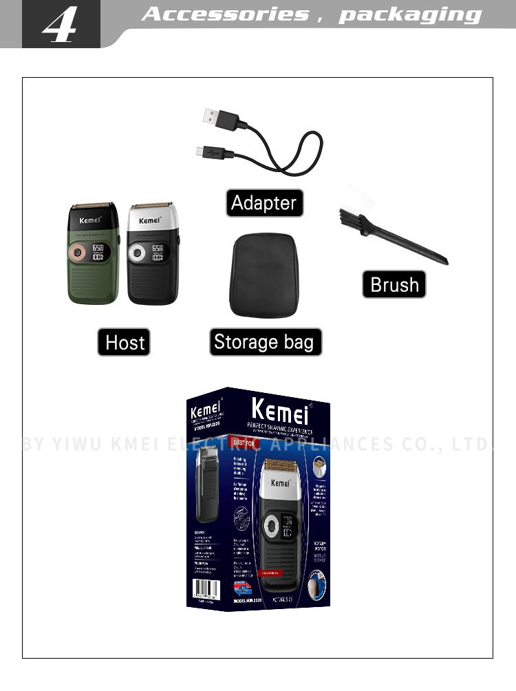 ماكينه حلاقه كيمي KM - 2026 - Kemi Home Gold kemi home_gold استشار مكوى ماكينة_حلاقة