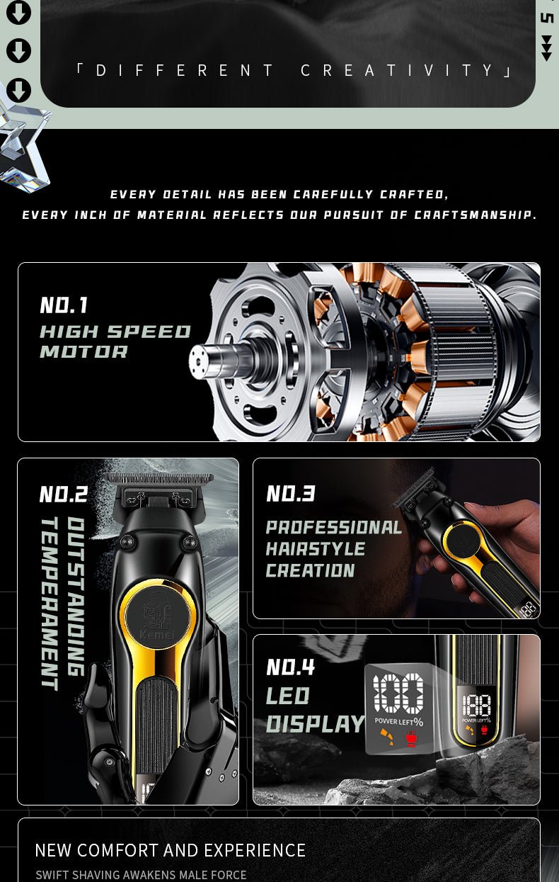 ماكينه حلاقه كيمي KM - 2351 - Kemi Home Gold kemi home_gold استشار مكوى ماكينة_حلاقة