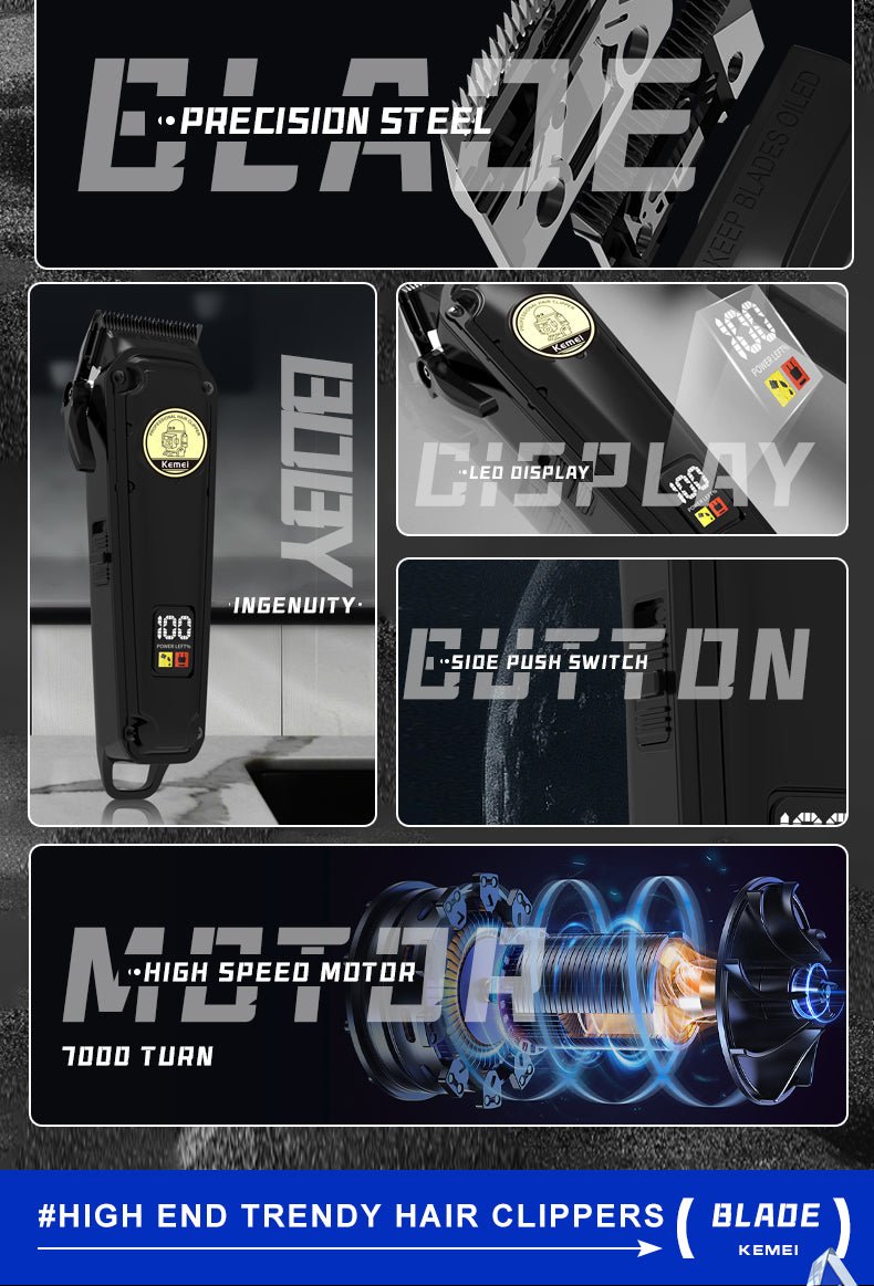 ماكينه حلاقه كيمي KM - 2372 - Kemi Home Gold kemi home_gold استشار مكوى ماكينة_حلاقة