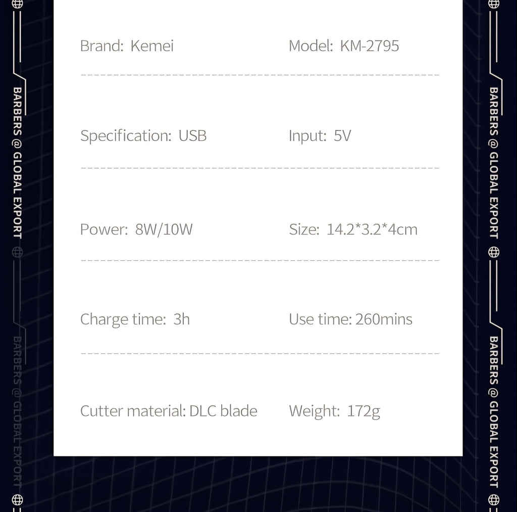 ماكينه حلاقه كيمي KM - 2797 - Kemi Home Gold kemi home_gold استشار مكوى ماكينة_حلاقة