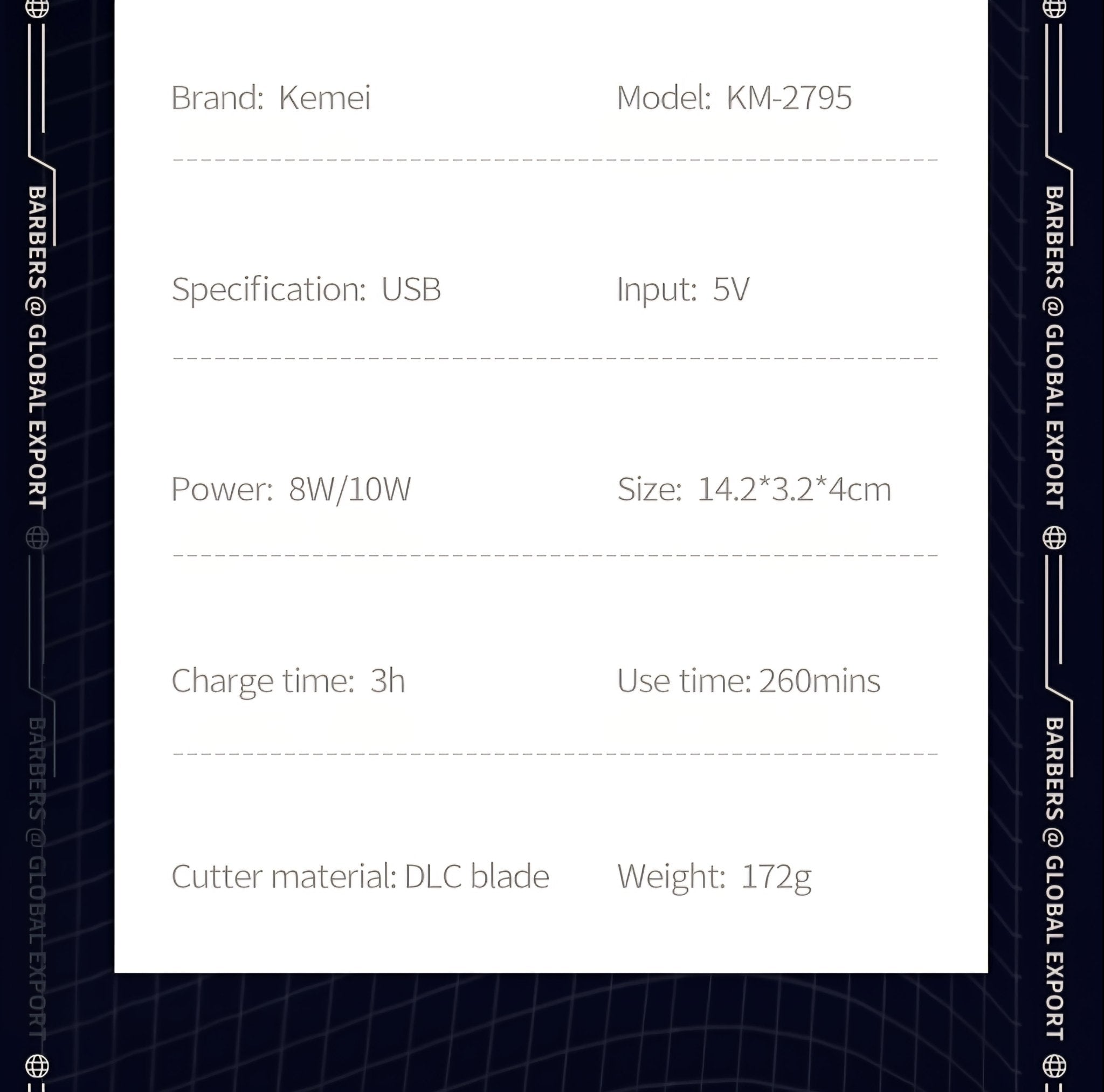ماكينه حلاقه كيمي KM - 2797 - Kemi Home Gold kemi home_gold استشار مكوى ماكينة_حلاقة
