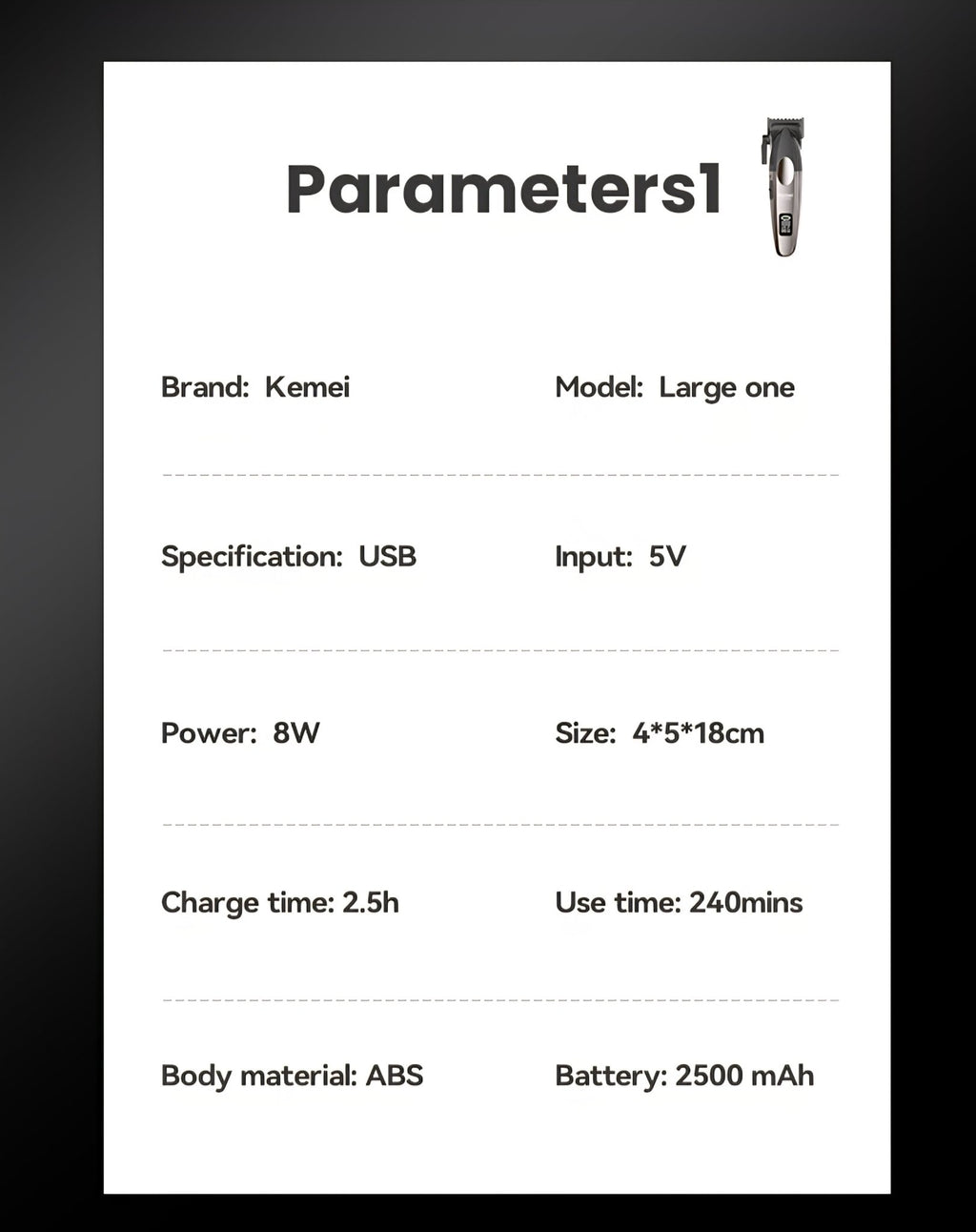 ماكينه حلاقه كيمي KM - 8536 - Kemi Home Gold kemi home_gold استشار مكوى ماكينة_حلاقة