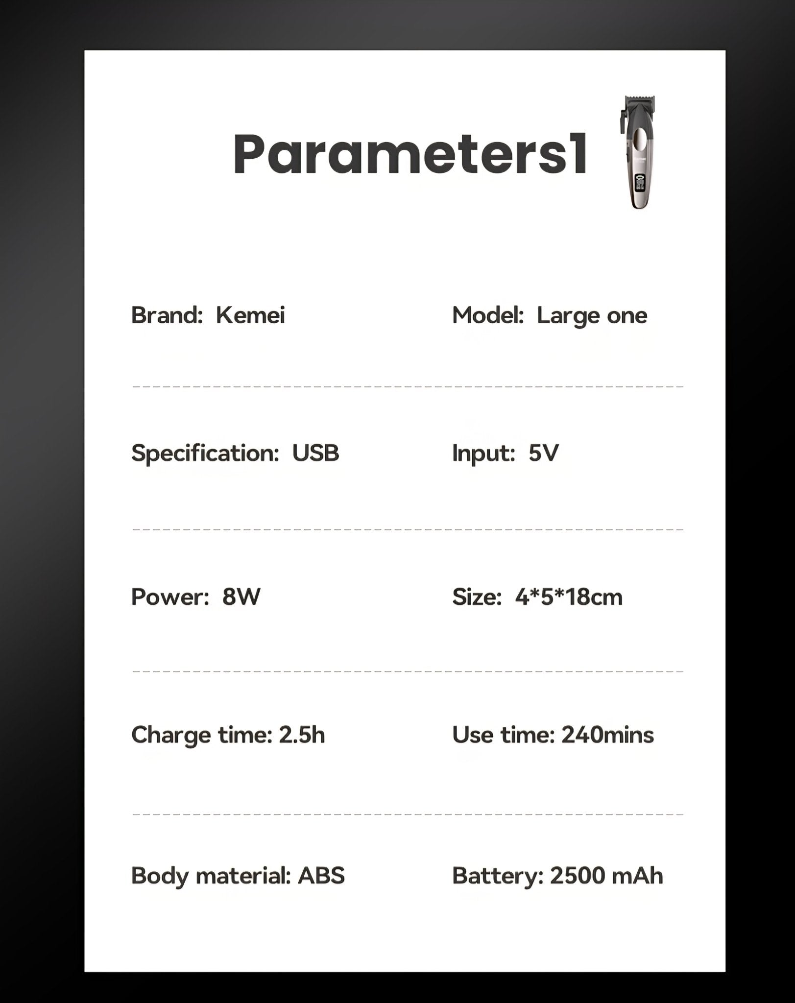 ماكينه حلاقه كيمي KM - 8536 - Kemi Home Gold kemi home_gold استشار مكوى ماكينة_حلاقة