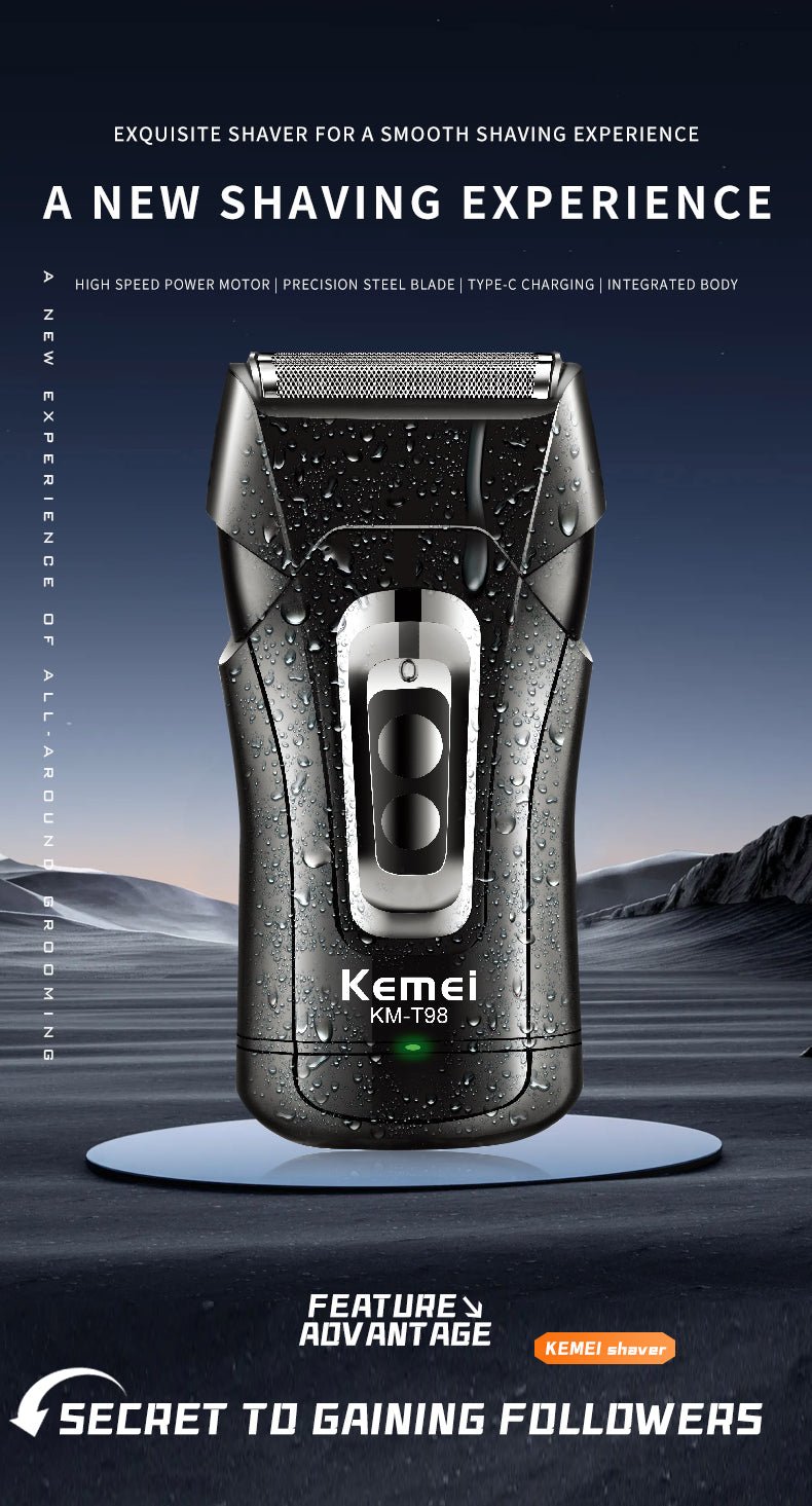 ماكينه حلاقه كيمي KM - T98 - Kemi Home Gold kemi home_gold استشار مكوى ماكينة_حلاقة